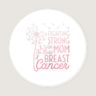 Womens Breast Cancer Awareness Daughter Support Coaster Set