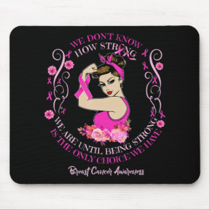 Womens Breast Cancer Awareness Ribbon T-Shirt177 Mouse Pad
