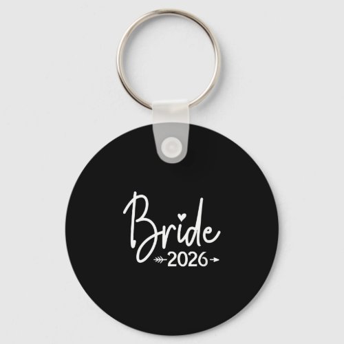 Women's bride est 2026 married wedding bridal keychain