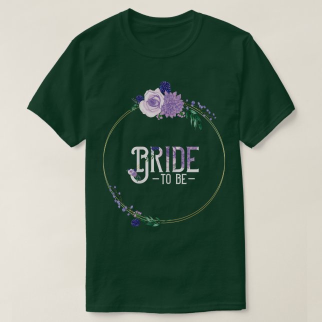 Womens Bride to be bridesmaids bride JGA party wed T-Shirt (Design Front)