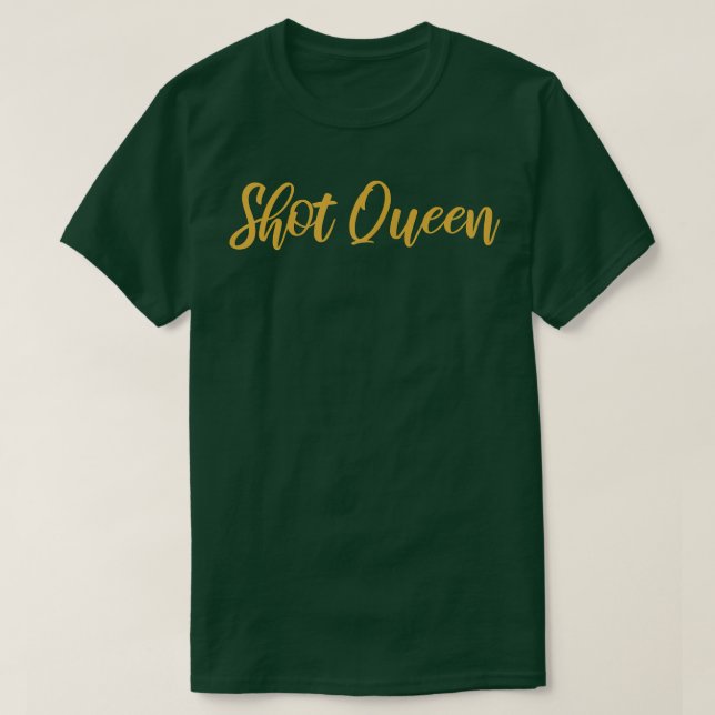 Womens Bridesmaid  Funny Bride Squad  Shot Queen   T-Shirt (Design Front)