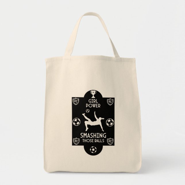Womens British British Soccer Tote Bag (Front)