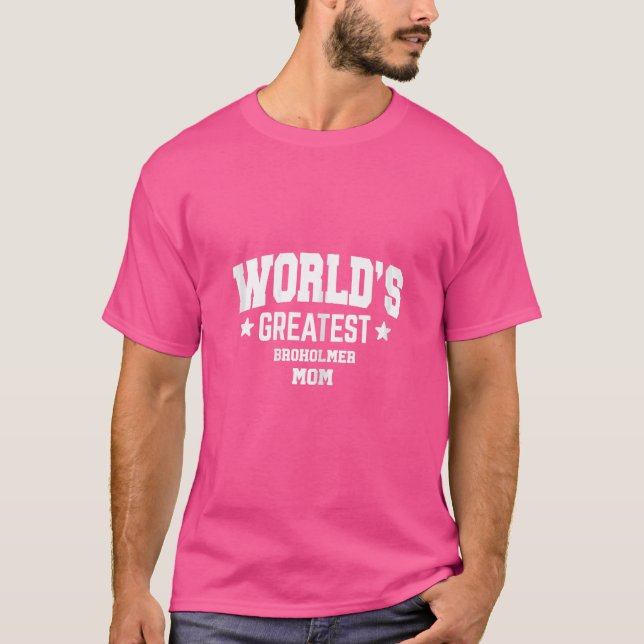 Womens Broholmer For Mom  Dog Breed White T-Shirt (Front)