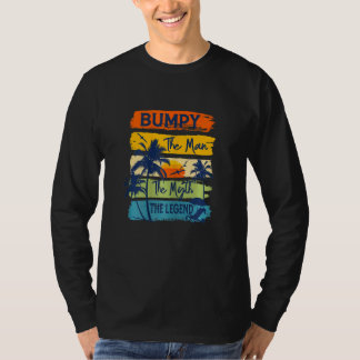 Womens Bumpy The Man The Myth The Legend Beach Sum T-Shirt
