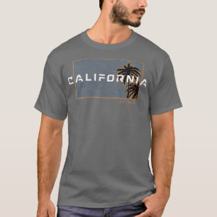 Womens California Summer Surf Beach Vintage Sunset T-Shirt