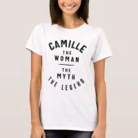 Womens Camille Personalized Name Birthday Gift Essential T-Shirt