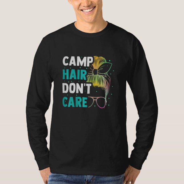 Womens Camping Outfit  Camper Camp T-Shirt (Front)