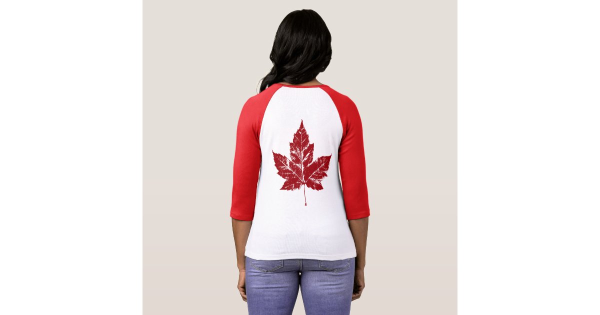 Women's Canada Baseball Jersey Plus Size Shirt | Zazzle