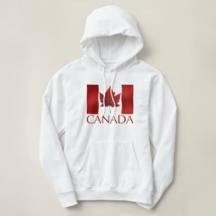 Women's Canada Flag Hoodie Souvenir Hooded Shirt