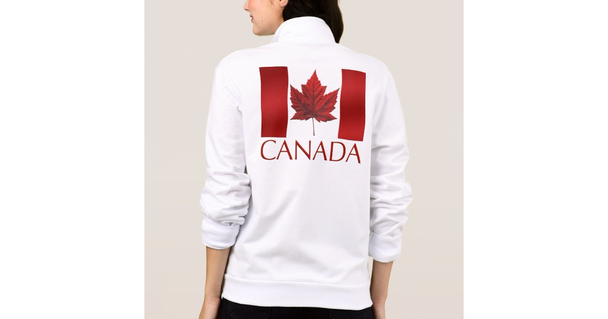 Women's Canada Flag Jacket Souvenir Sport Jacket | Zazzle.com
