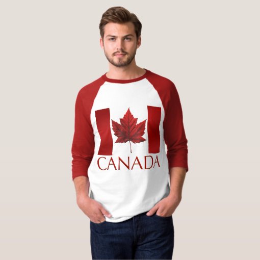 Women's Canada Flag Shirt Canada Baseball Jerseys Zazzle