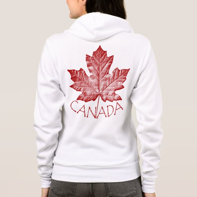 Women's Canada Jacket Canada Souvenir Sport Jacket Hoodie (Back)