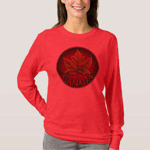 Women's Canada Maple Leaf T-Shirt Souvenir Shirt