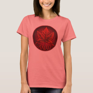 Women's Canada Maple Leaf T-Shirt Souvenir Shirt