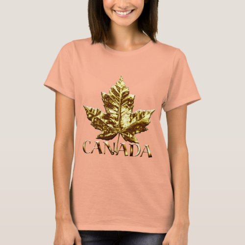 Womens Canada Souvenir Shirt Plus Size Gold Medal