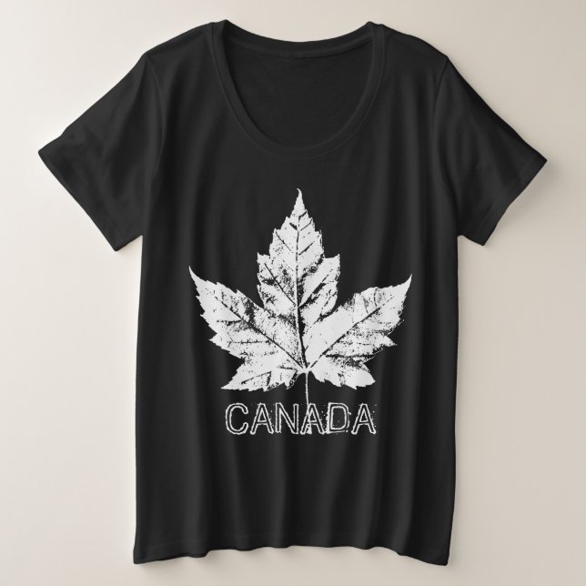Women's Canada T-Shirt Cool Canada T-Shirts (Design Front)