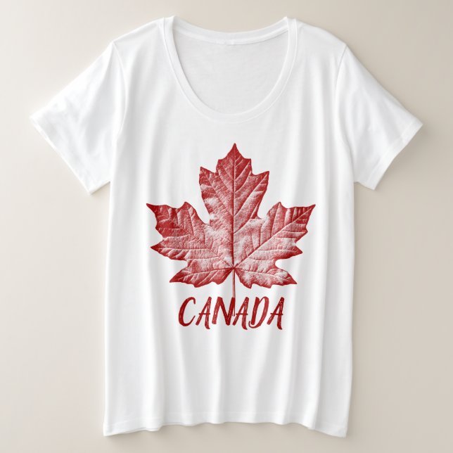 Women's Canada T-Shirt Cool Canada T-Shirts (Design Front)