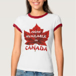 Womens Canada T-Shirt Funny Organic Canada T-shirt | Zazzle