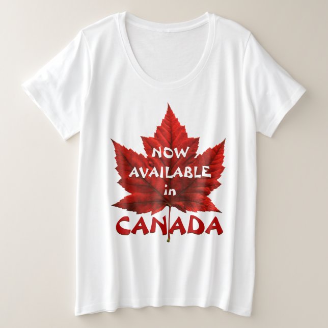 Womens Canada T-Shirt Funny Canada Ringer T-shirt (Design Front)