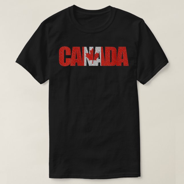 Womens Canadian Gift  Canada VNeck  T-Shirt (Design Front)