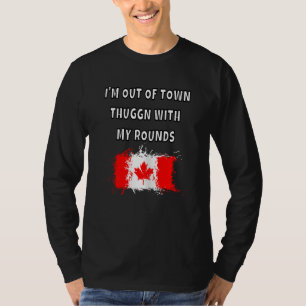 Womens Canadian Travel Outfit Girls Group Vacation T-Shirt