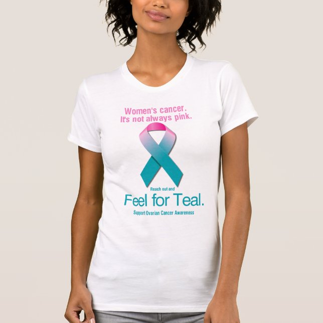 Women's Cancer. It's not always pink. T-Shirt (Front)