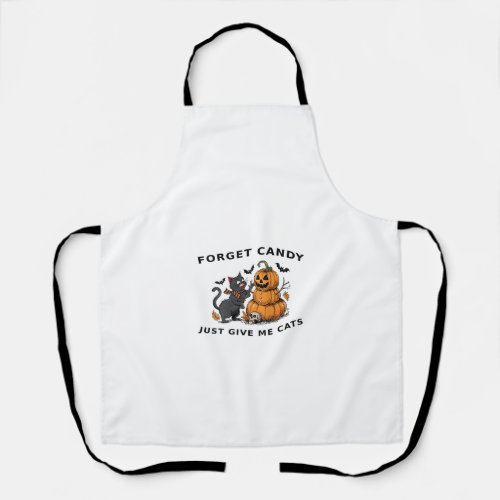 Womens Candy Just Give Me Cats funny design  Apron