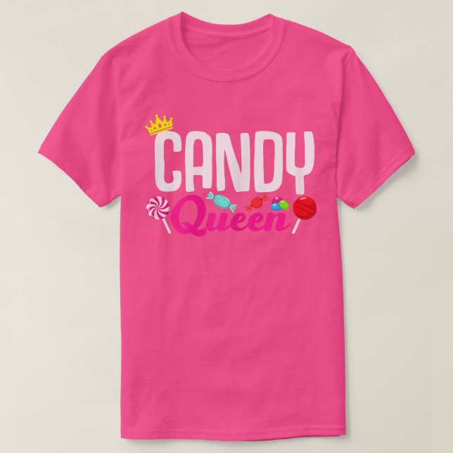 Womens Candy Queen Lollipop Candy Lover For Boys G T-Shirt (Design Front)