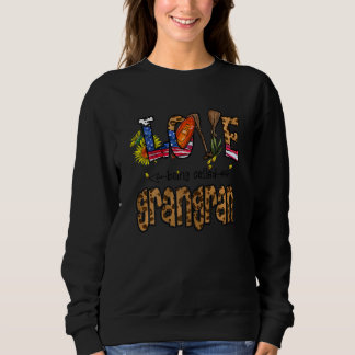Womens Canoeing Grangran  Leopard Love Grangran Sweatshirt