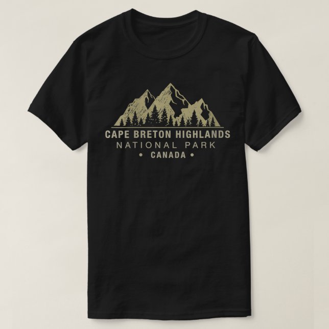 Womens Cape Breton Highlands National Park VNeck  T-Shirt (Design Front)
