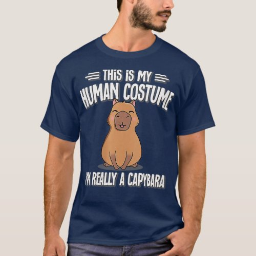 Womens Capybara VNeck  T_Shirt