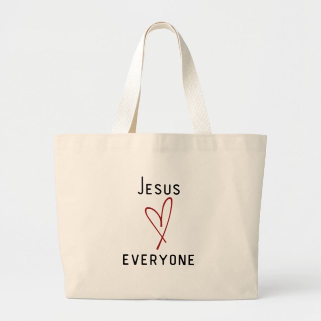 Women's Carry Bag | Jesus Loves Everyone | Jumbo (Front)