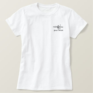 women's casual railroading graffiti appreciation embroidered shirt