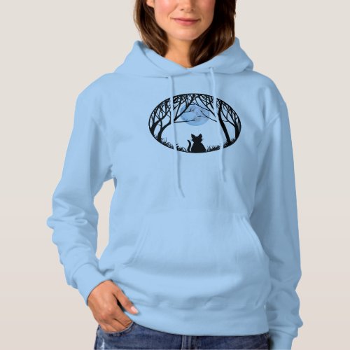 Womens Cat Hoodie Fat Cat Ladies Jersy Shirts