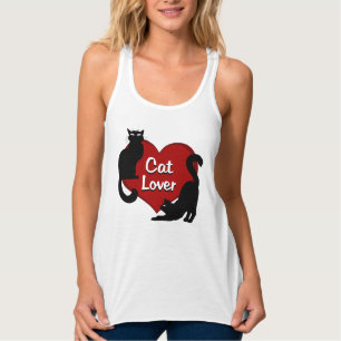Women's Cat Lover Tank Top Cat Lover Shirt