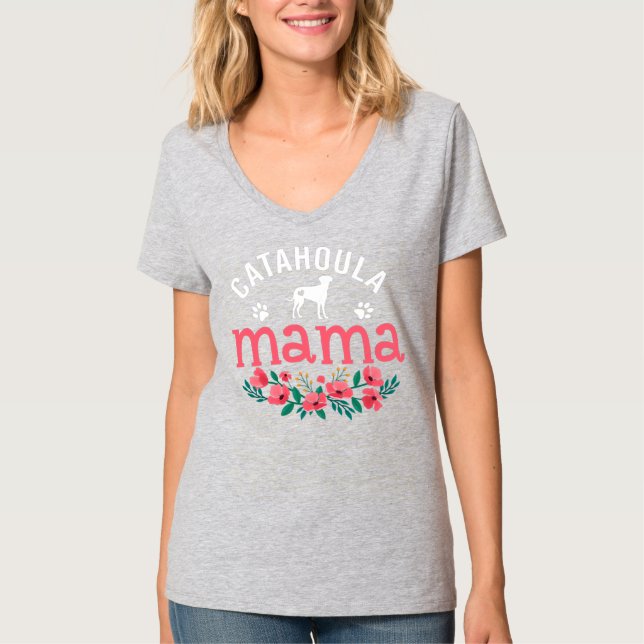 Womens Catahoula Dog Gifts For Mom Cute Dog Lover T-Shirt (Front)