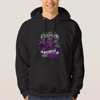 Womens Chapter 25 Fabulous Since 2000 25th Birthda Hoodie