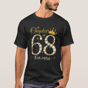 Womens Chapter 68 EST 1954 68 Years Old 68Th Birth T-Shirt