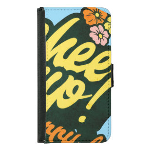 WOMEN'S CHEER UP WORRY LESS WALLET CASE