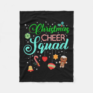 Womens Cheerleading Christmas Cheer Squad Srts Lov Fleece Blanket