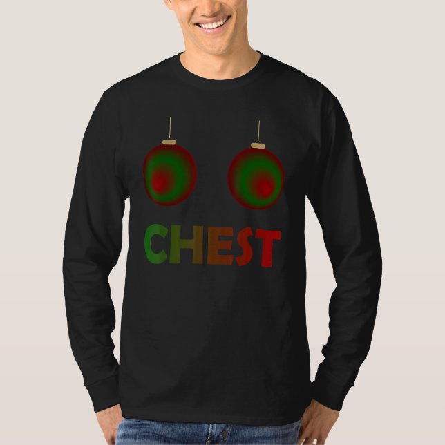 Womens Chest Nuts Chestnuts Christmas Matching Cou T-Shirt (Front)