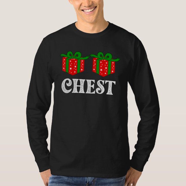 Womens Chest Nuts Matching Chestnuts Christmas Cou T-Shirt (Front)