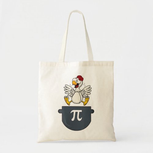 Womens Chicken Pot Pie Funny Pi Day Pun Math Numbe Tote Bag