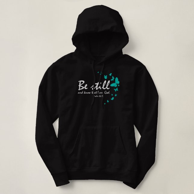 Womens Christian Bible Verse Gifts Religious Butte Hoodie (Design Front)