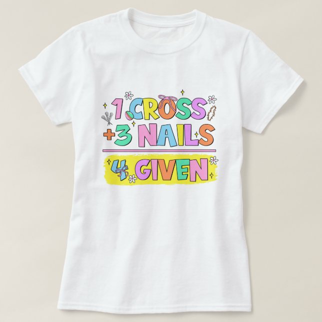 Womens Christian Easter T-Shirt (Design Front)