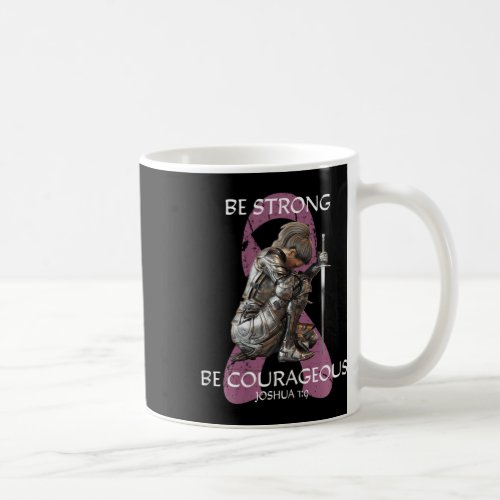 Womens Christian Religious Gift Pink Breast Cancer Coffee Mug