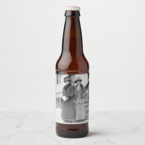 Womens Christian Temperance Movement 1911 Vintage Beer Bottle Label