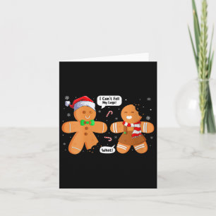 Womens Christmas Cookie Xmas Family Funny Gingerbr Card