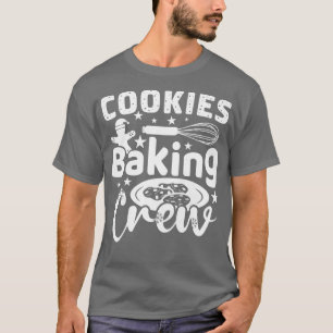 Womens Christmas Cookies Baking Crew Funny Pajamas T-Shirt