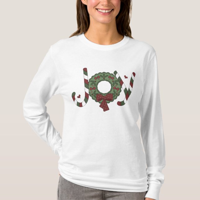 Women's Christmas Joy Holiday Top (Front)